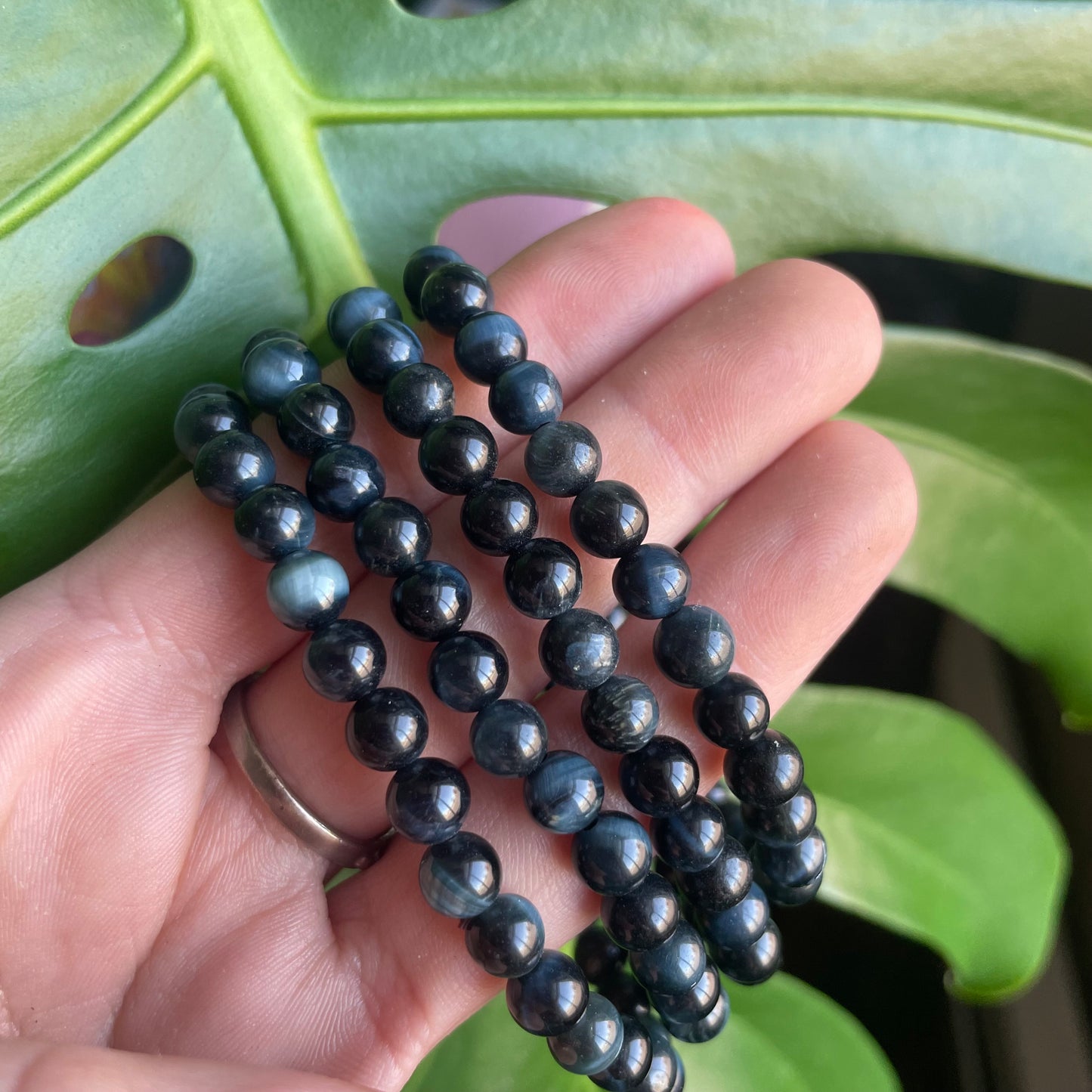 Blue Tiger Eye Bracelet