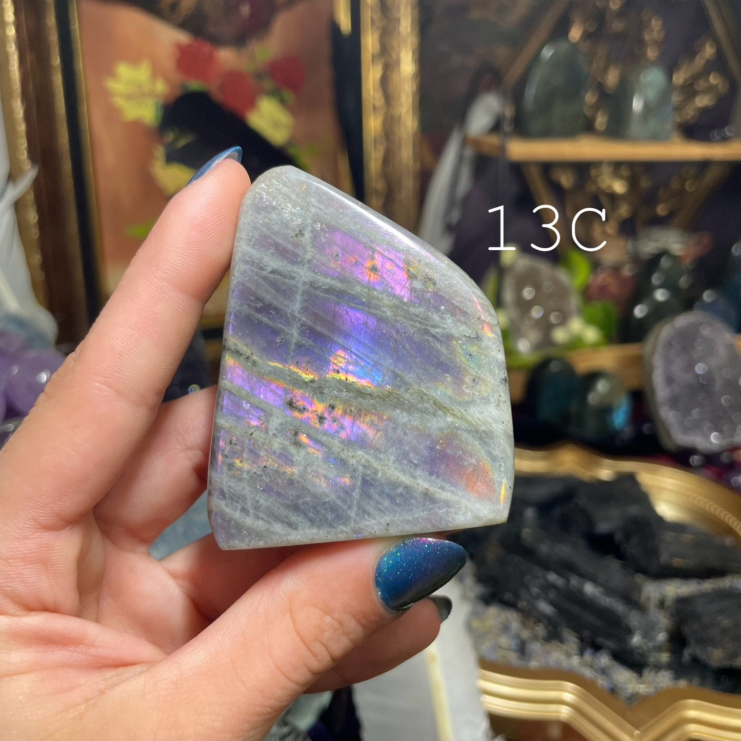 Labradorite Freeforms (Purple/Pink flash)