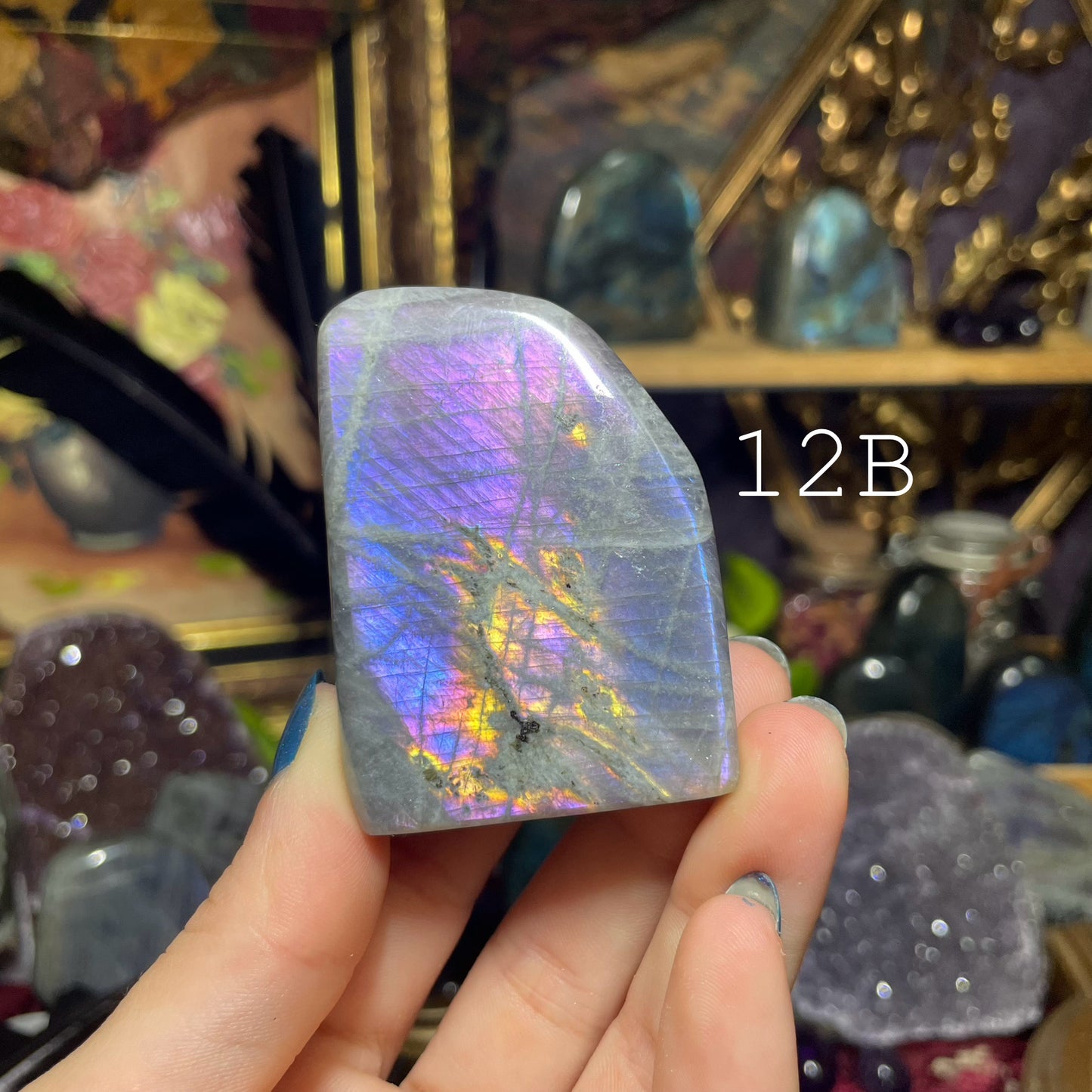 Labradorite Freeforms (Purple/Pink flash)