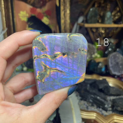Labradorite Freeforms (Purple/Pink flash)