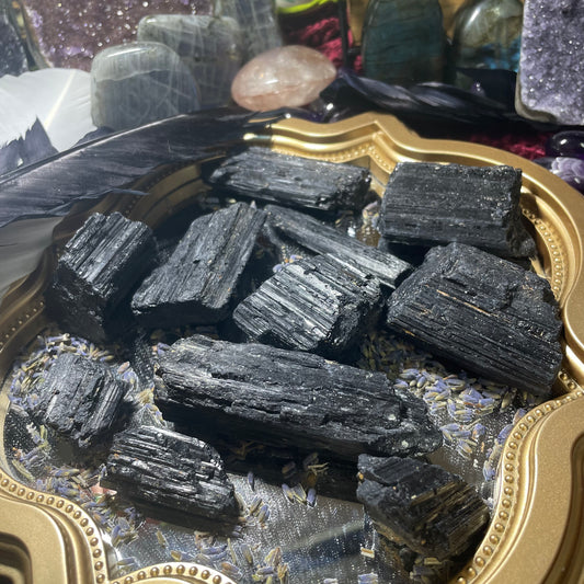 Raw Black Tourmaline