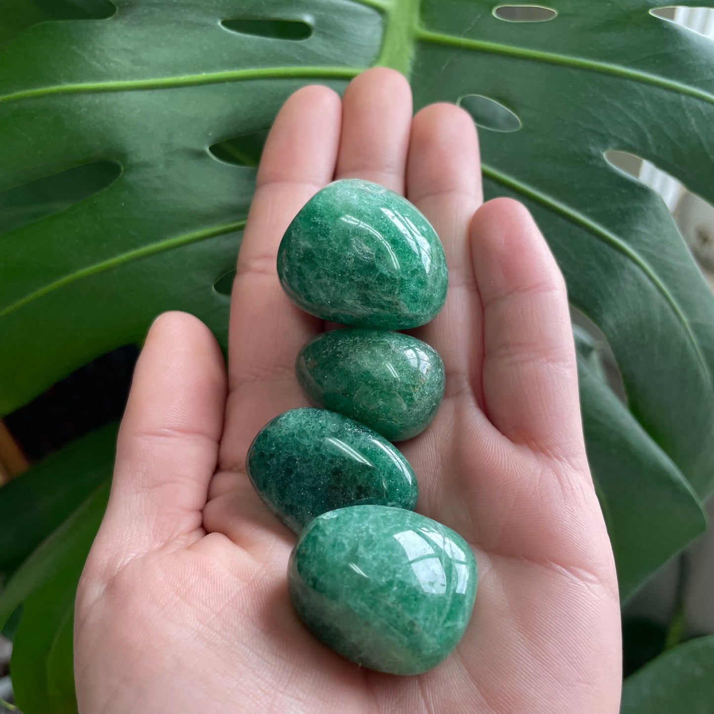 Green Aventurine Tumbles (A Grade)
