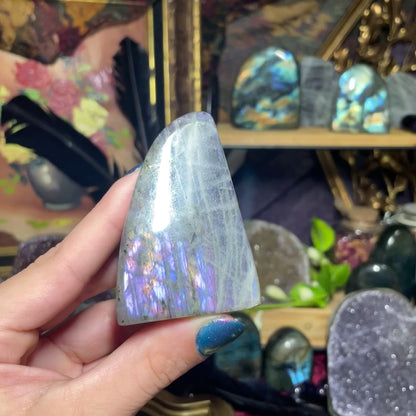 Labradorite Freeforms (Purple/Pink flash)