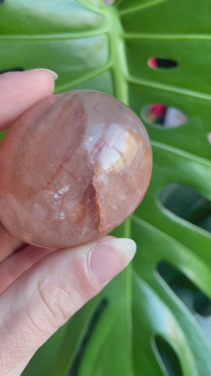 Fire Quartz Palm Stones